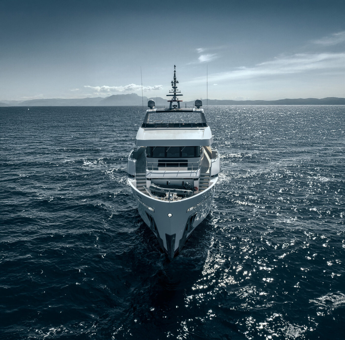 Crowbridge, a full custom explorer yacht, is another example of CdM’s ingenious approach to yachting