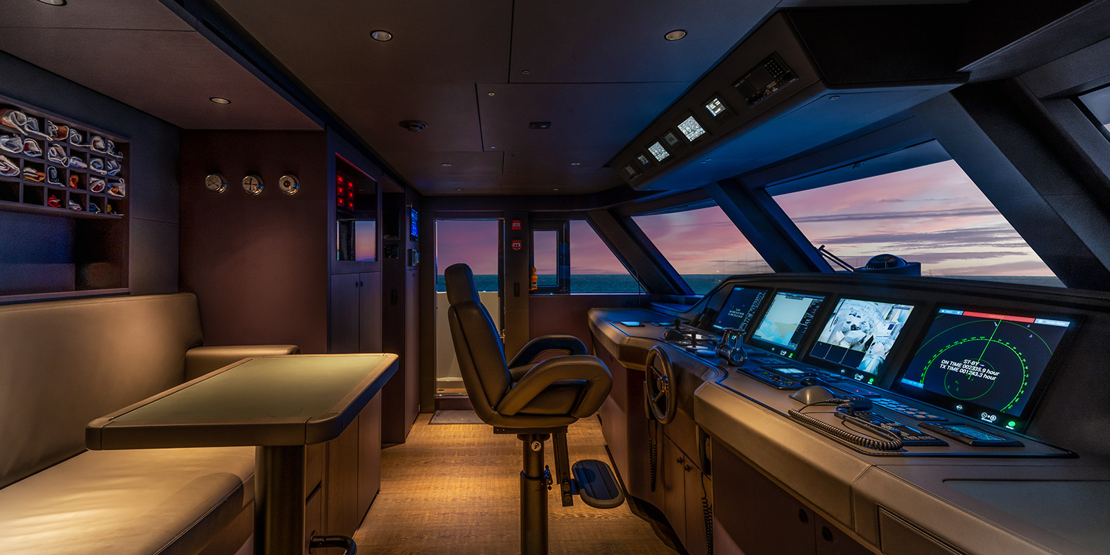 Interior, RJ Class 115’ / Stellamar