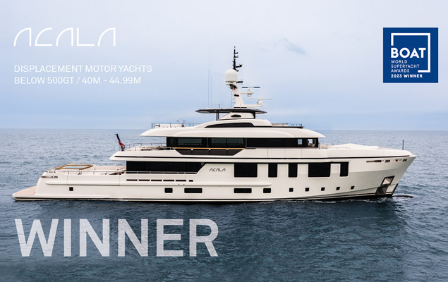 M/Y Acala WSA 2023 winner