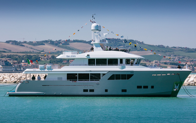 LAUNCHES THE THIRD  DARWIN CLASS 102’ M/Y GALEGO