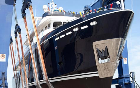 Cantiere delle Marche launch in Ancona M/Y Stella di Mare